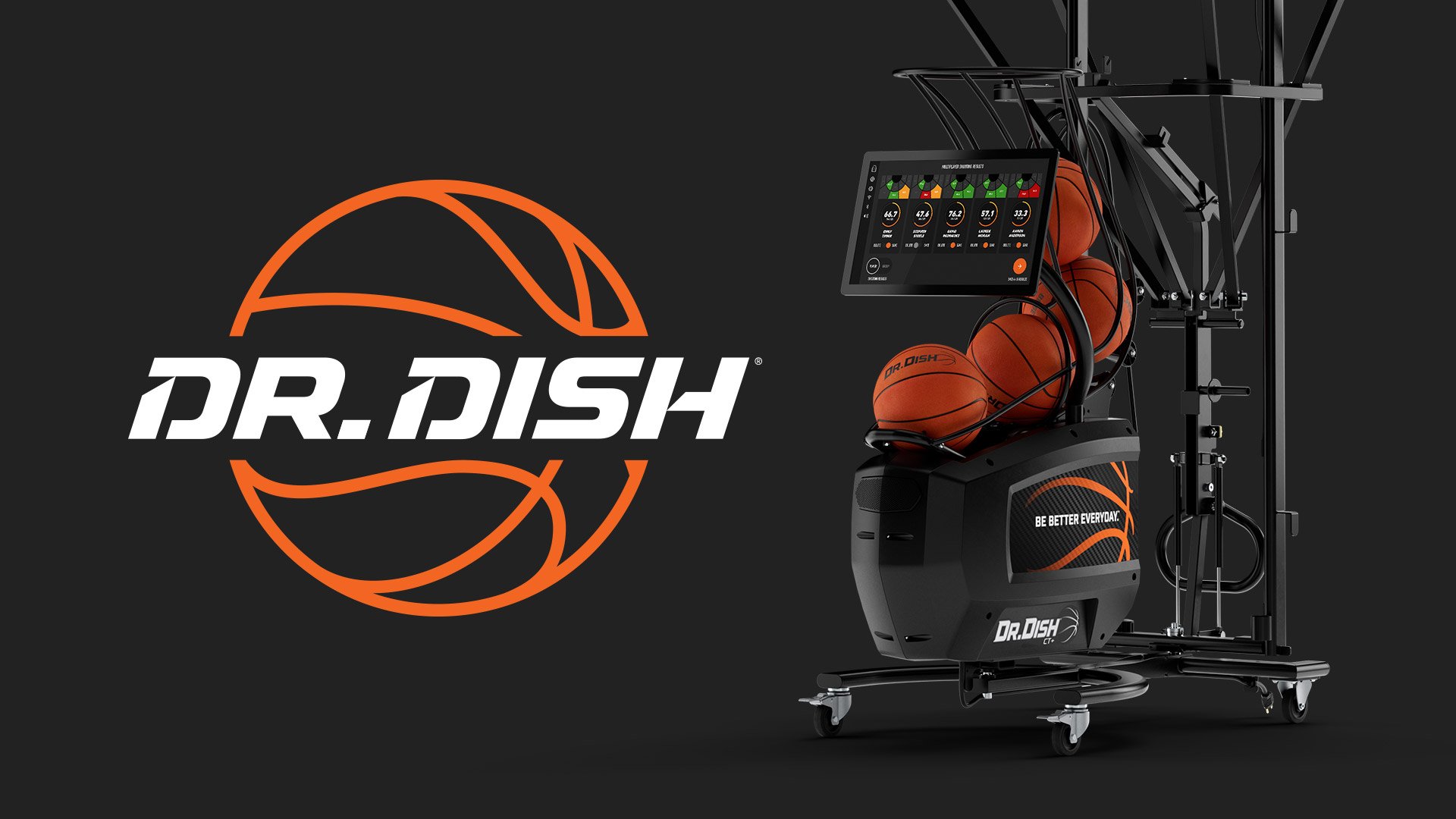 Dr. Dish CT+ Basketball Shooting Machine Dr. Dish Basketball Europe